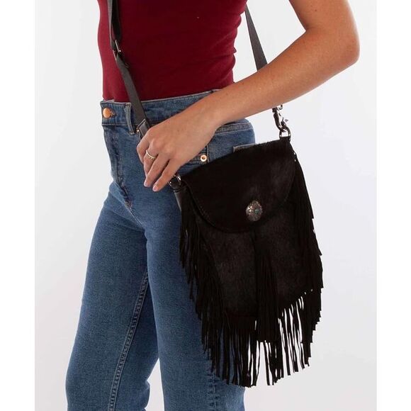 New Free People Calamity Fringe Crossbody Bag - Picture 5 of 9